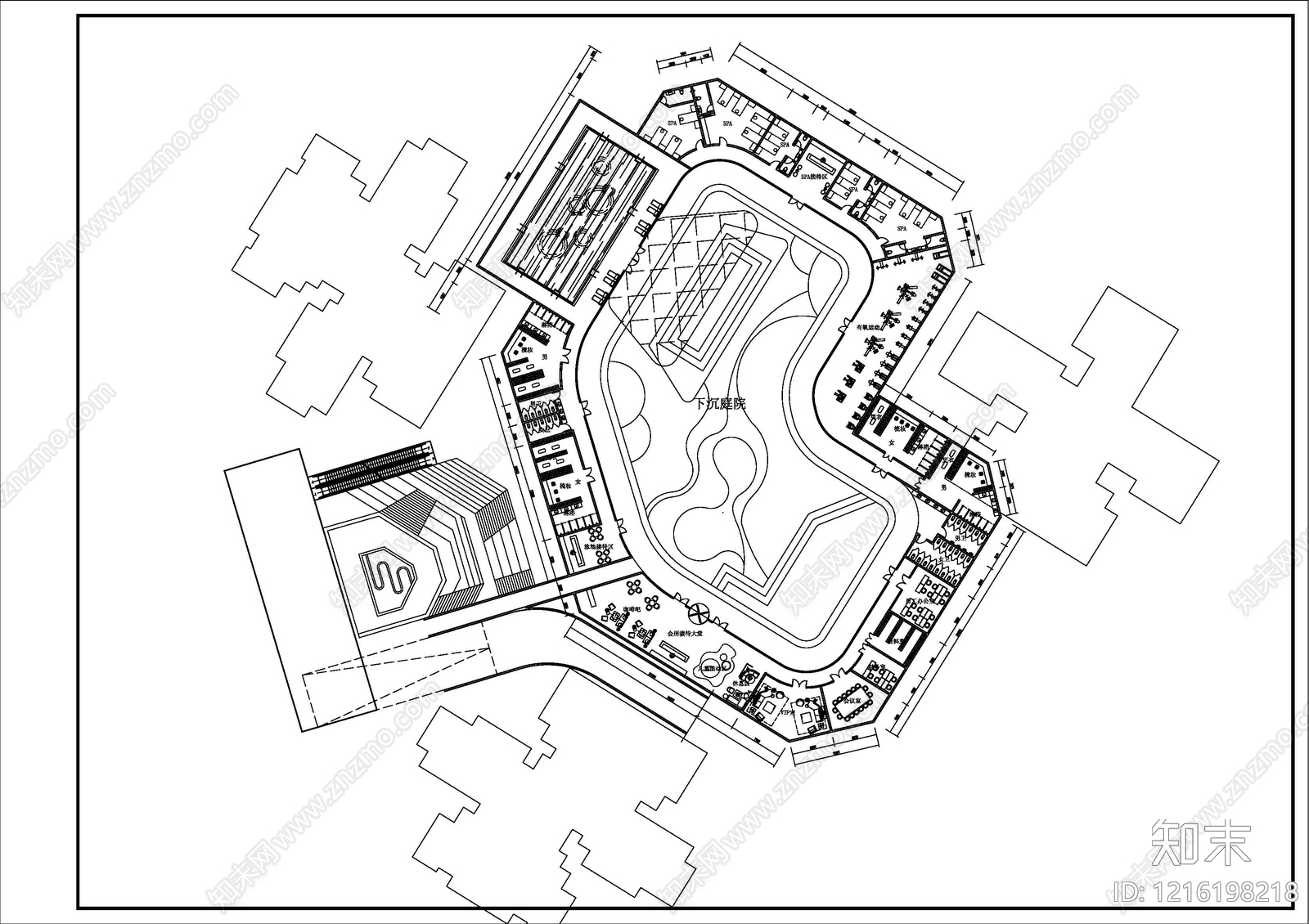 现代其他居住建筑施工图下载【ID:1216198218】