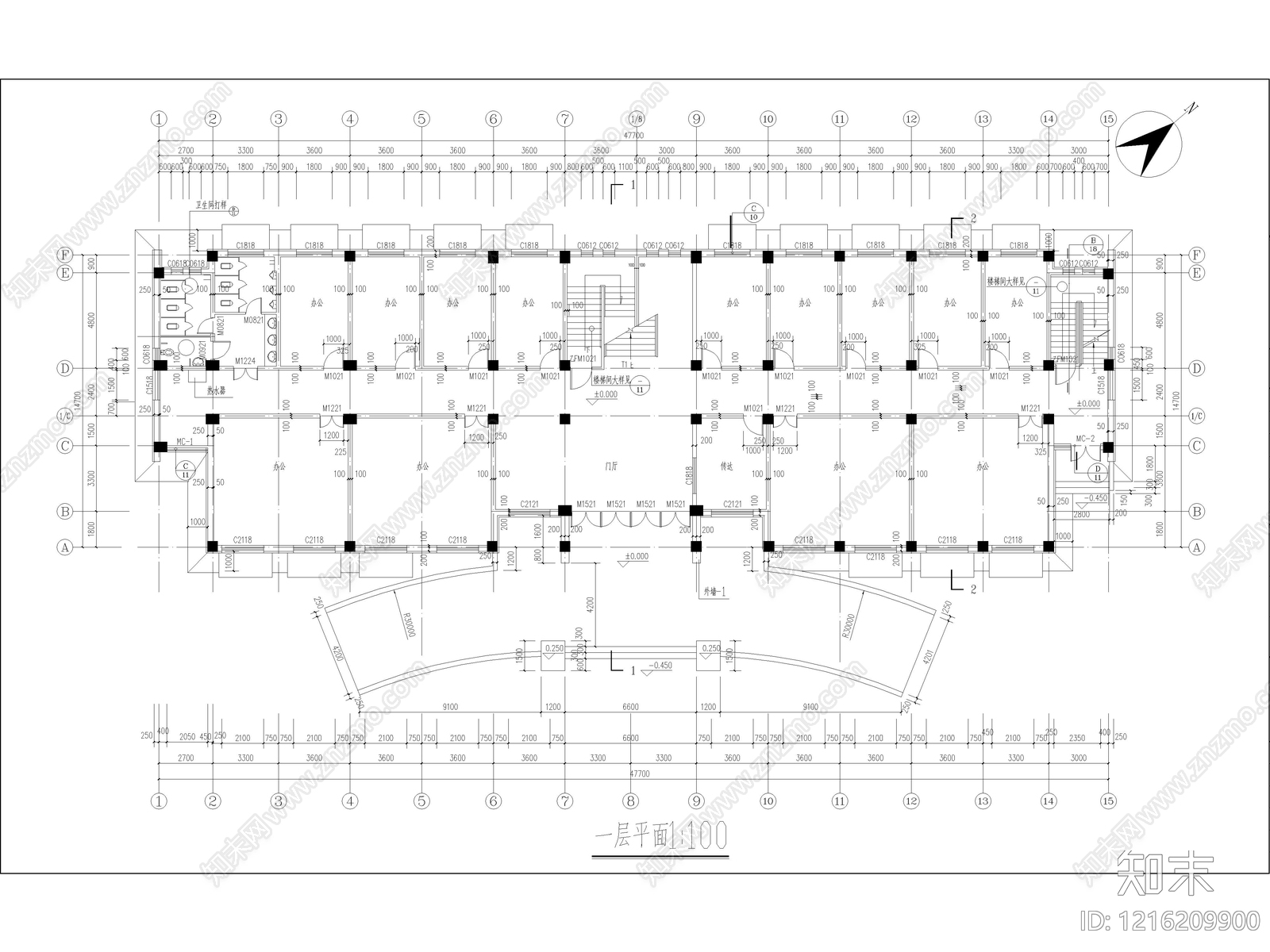 现代其他建筑施工图下载【ID:1216209900】