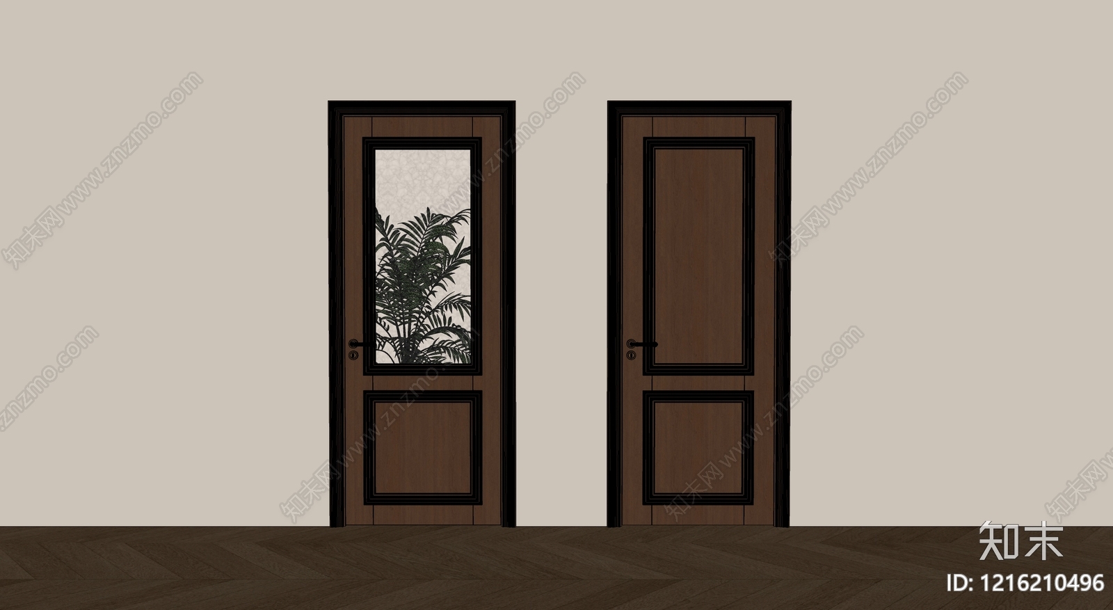 现代单开门SU模型下载【ID:1216210496】