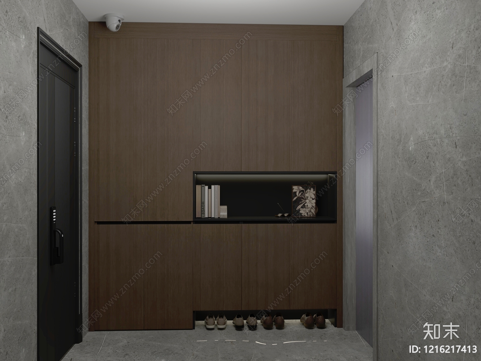 现代简约玄关3D模型下载【ID:1216217413】