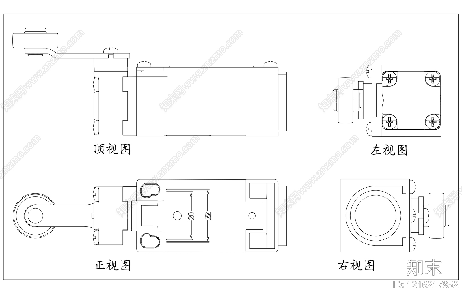 现代五金管件施工图下载【ID:1216217952】