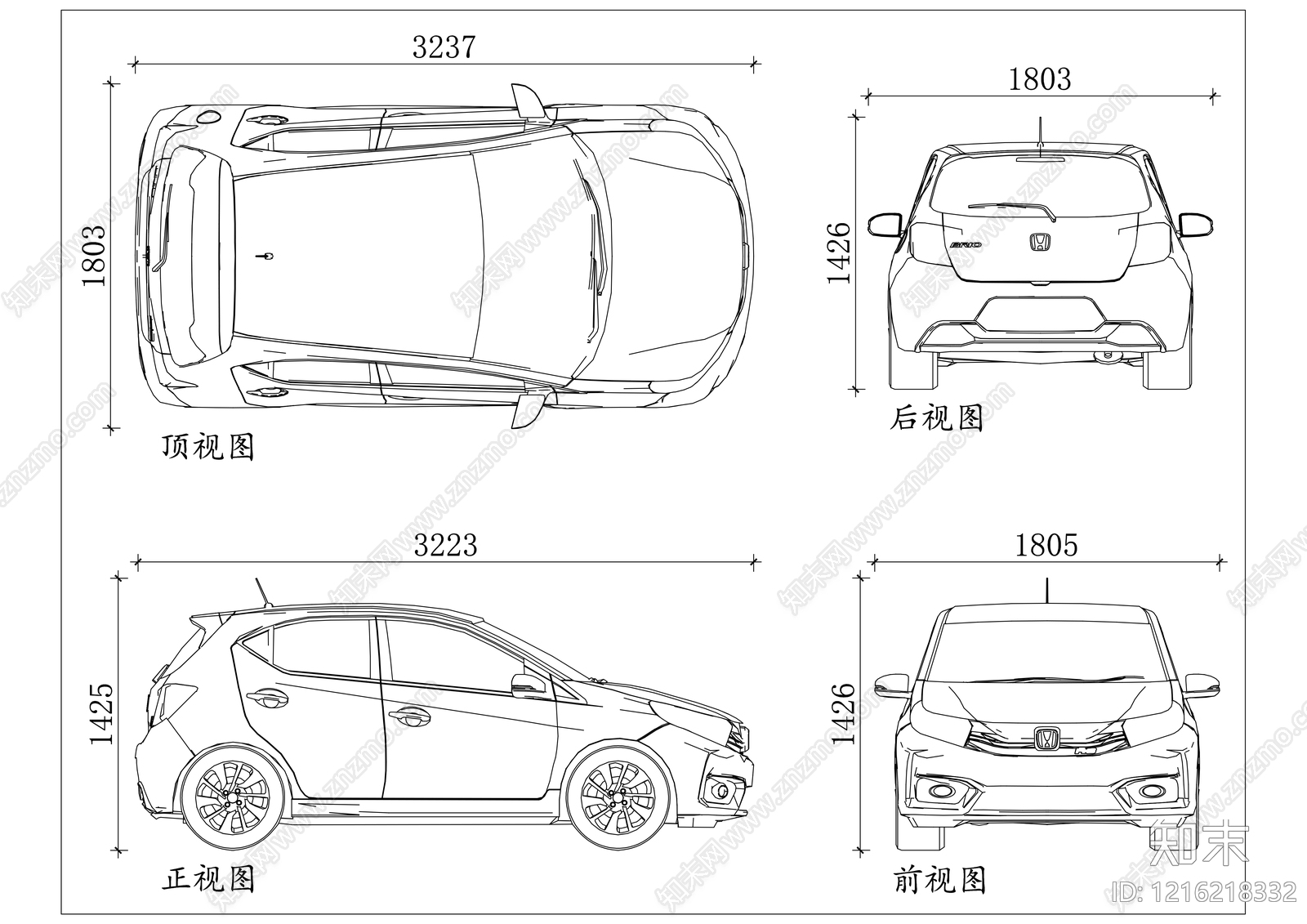 现代交通工具图库施工图下载【ID:1216218332】