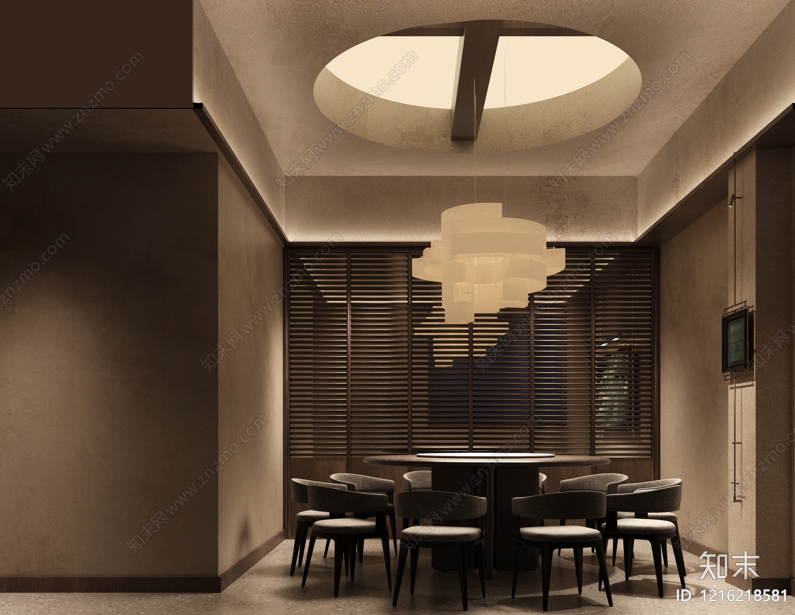 侘寂包厢3D模型下载【ID:1216218581】