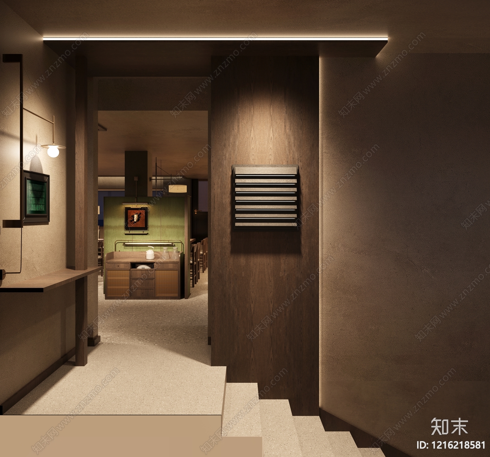 侘寂包厢3D模型下载【ID:1216218581】