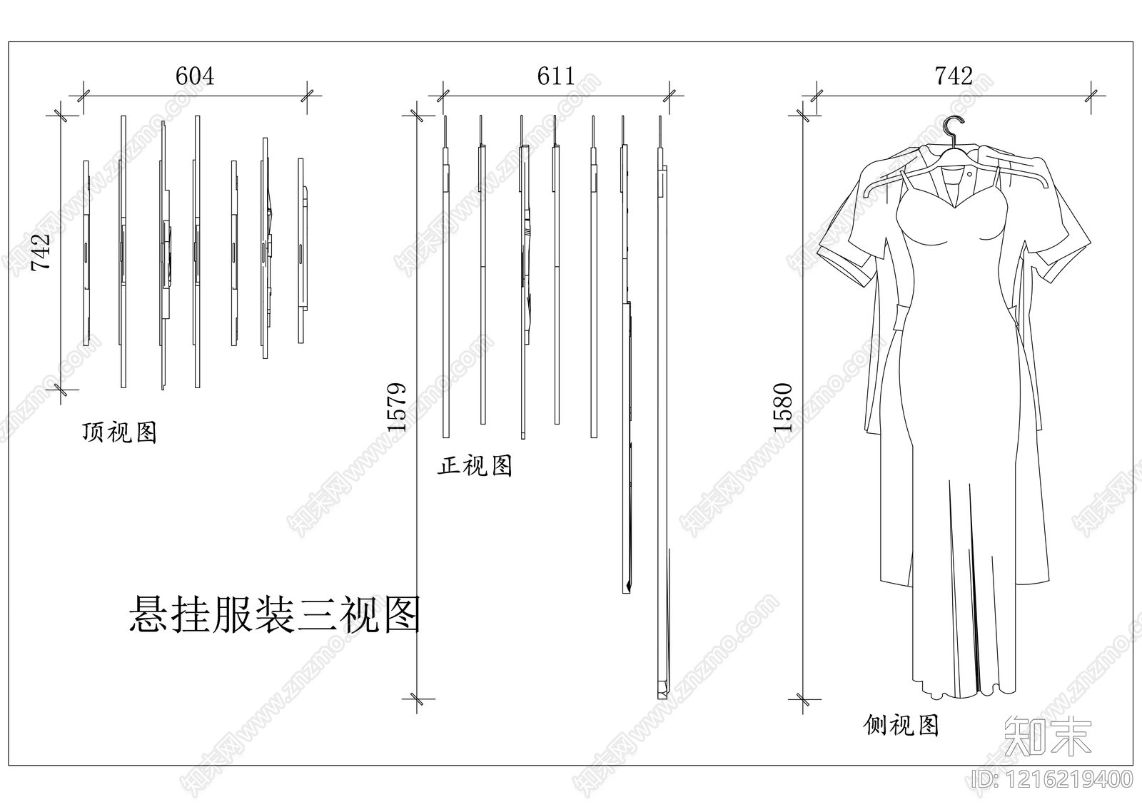 现代服装鞋帽施工图下载【ID:1216219400】