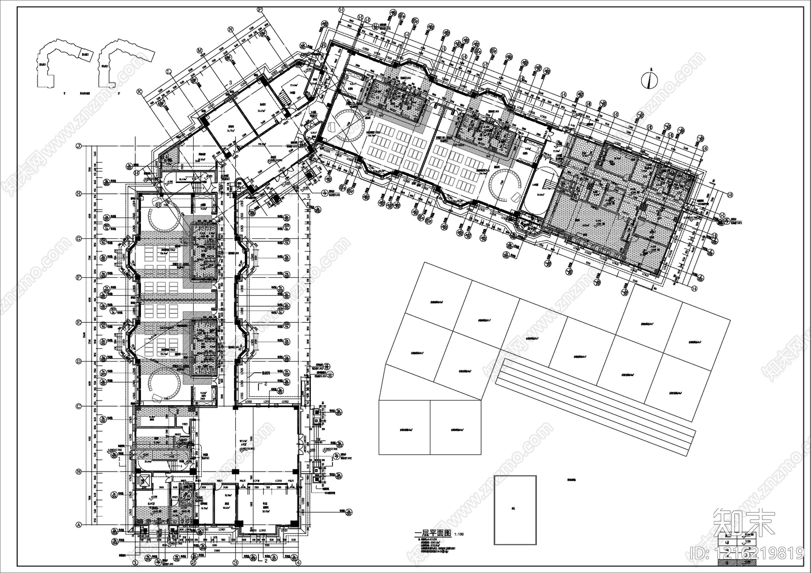 欧式其他文化建筑施工图下载【ID:1216219819】