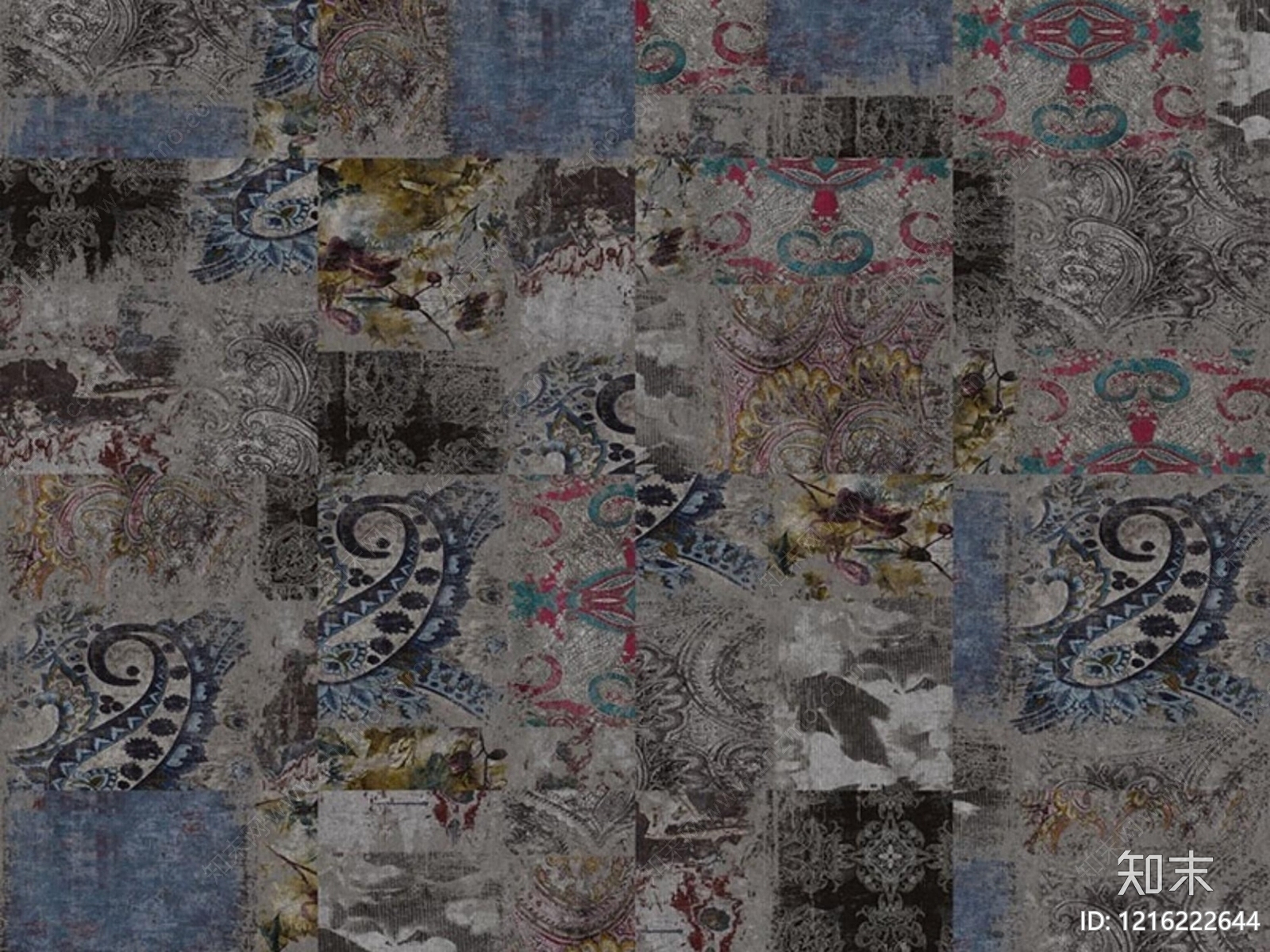 传统纹样贴图下载【ID:1216222644】