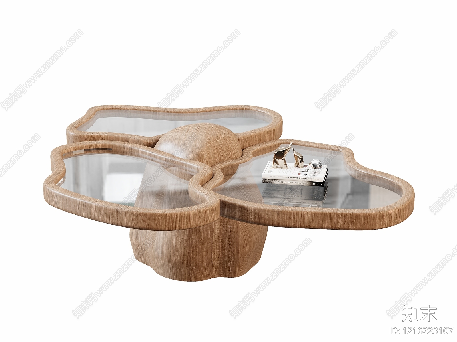 原木风茶几3D模型下载【ID:1216223107】