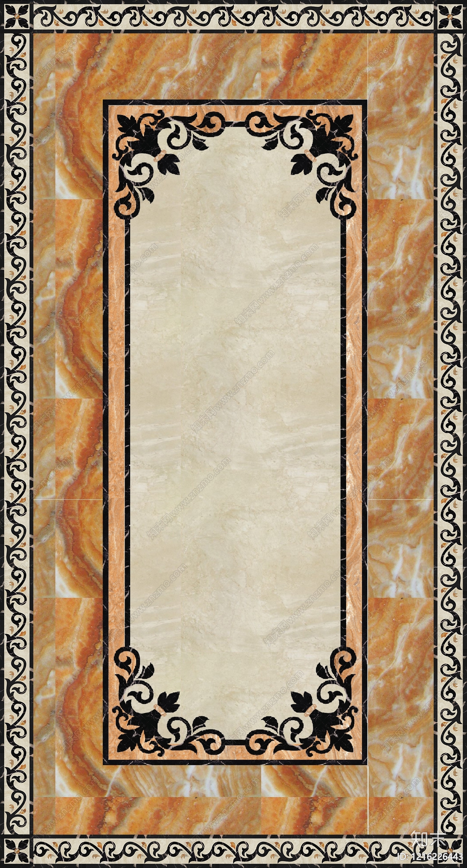 欧式大理石拼花贴图下载【ID:1216226443】