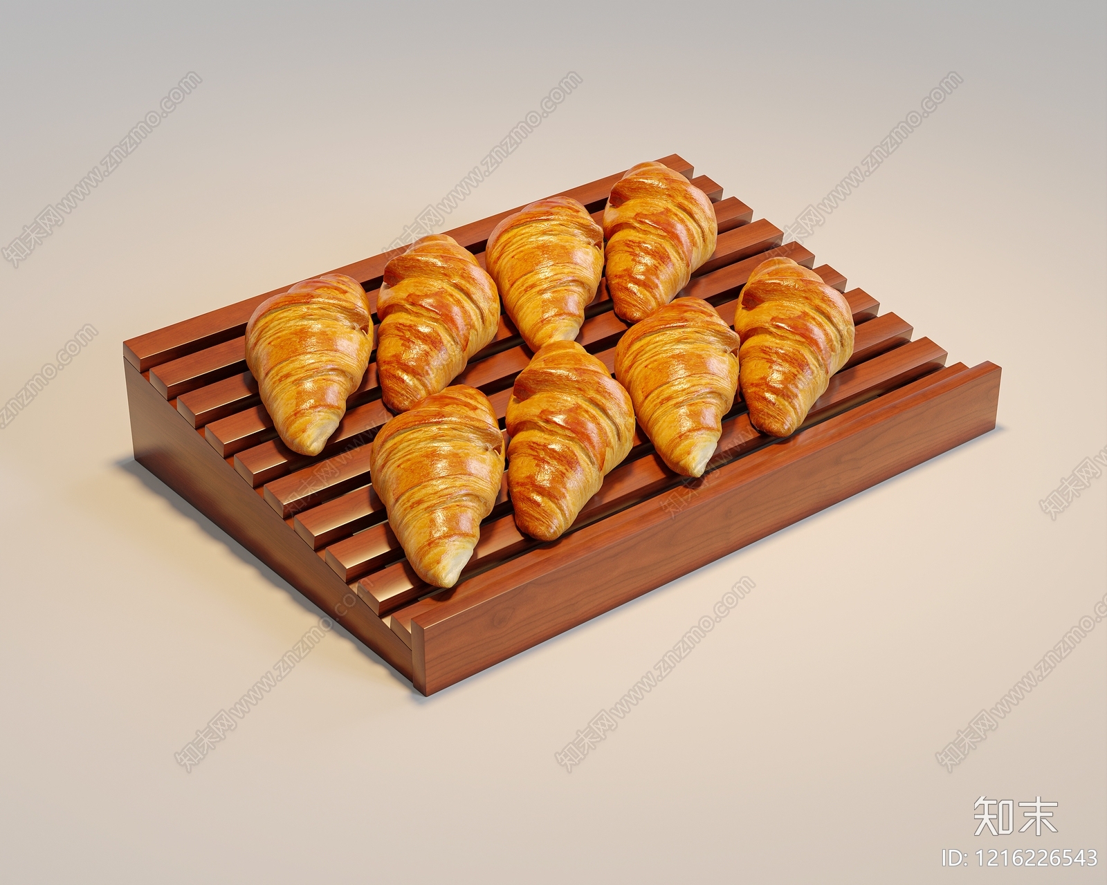 原木风食物饮料SU模型草图