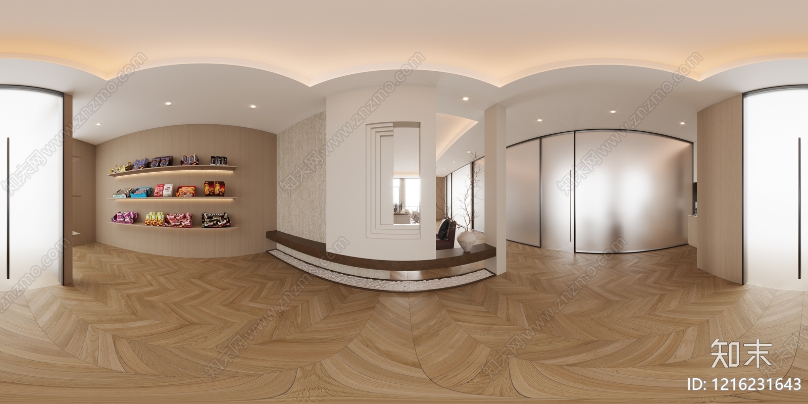 现代简约办公室3D模型下载【ID:1216231643】