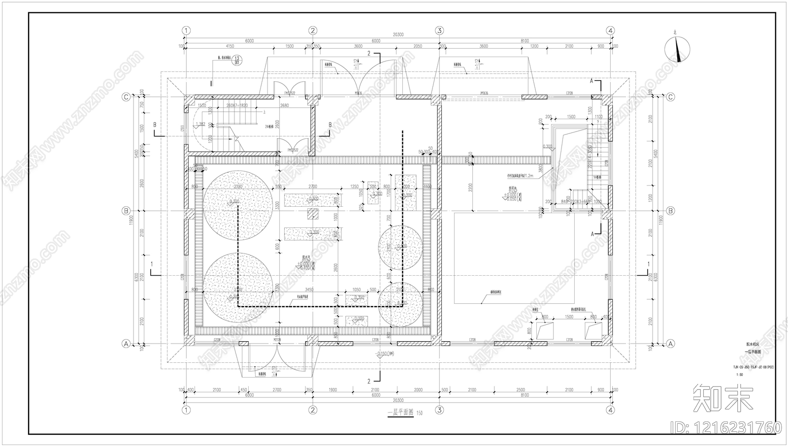 现代其他建筑施工图下载【ID:1216231760】