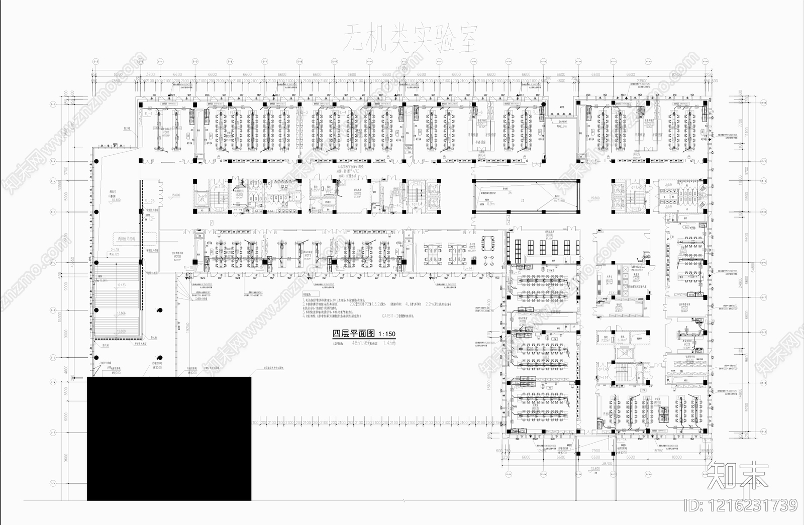 现代实验室cad施工图下载【ID:1216231739】