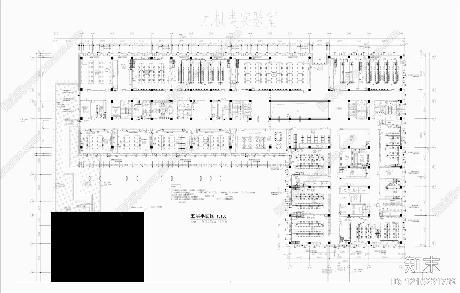 现代实验室cad施工图下载【ID:1216231739】