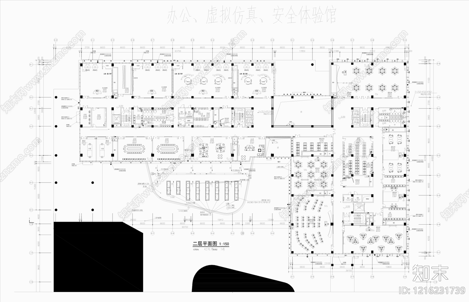现代实验室cad施工图下载【ID:1216231739】