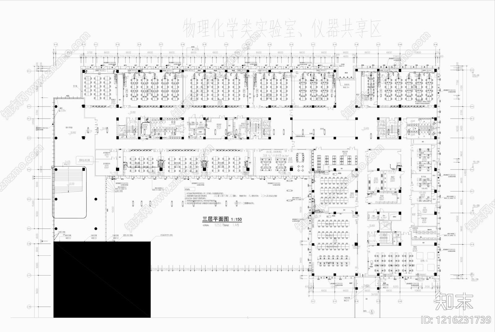 现代实验室cad施工图下载【ID:1216231739】
