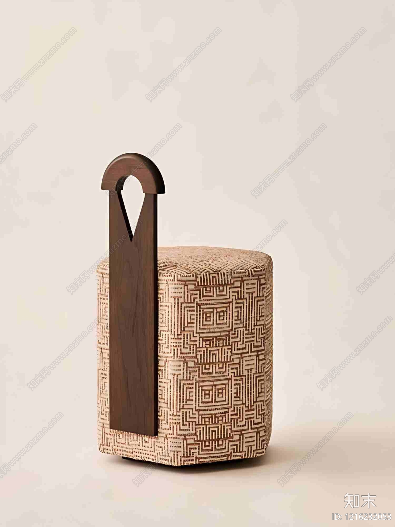 中古风沙发凳SU模型下载【ID:1216232053】