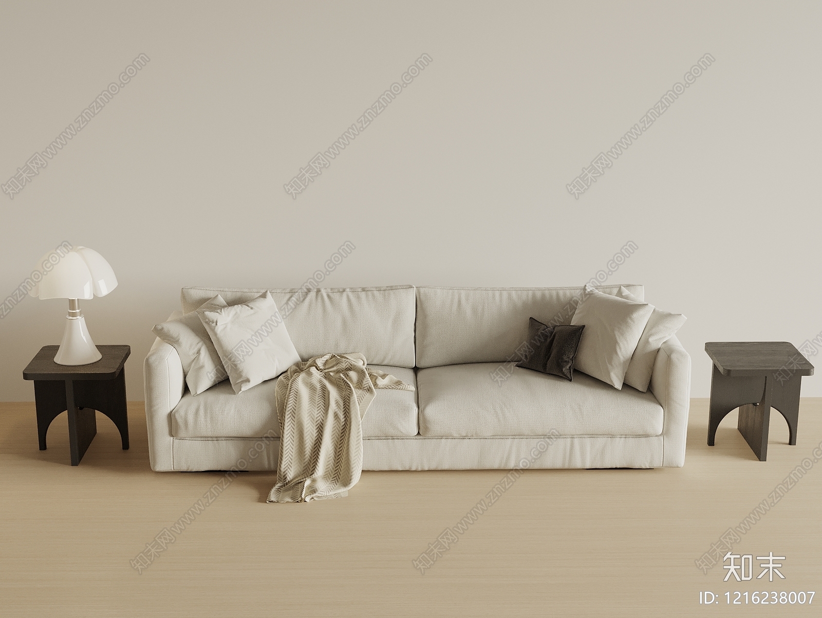 现代双人沙发SU模型下载【ID:1216238007】