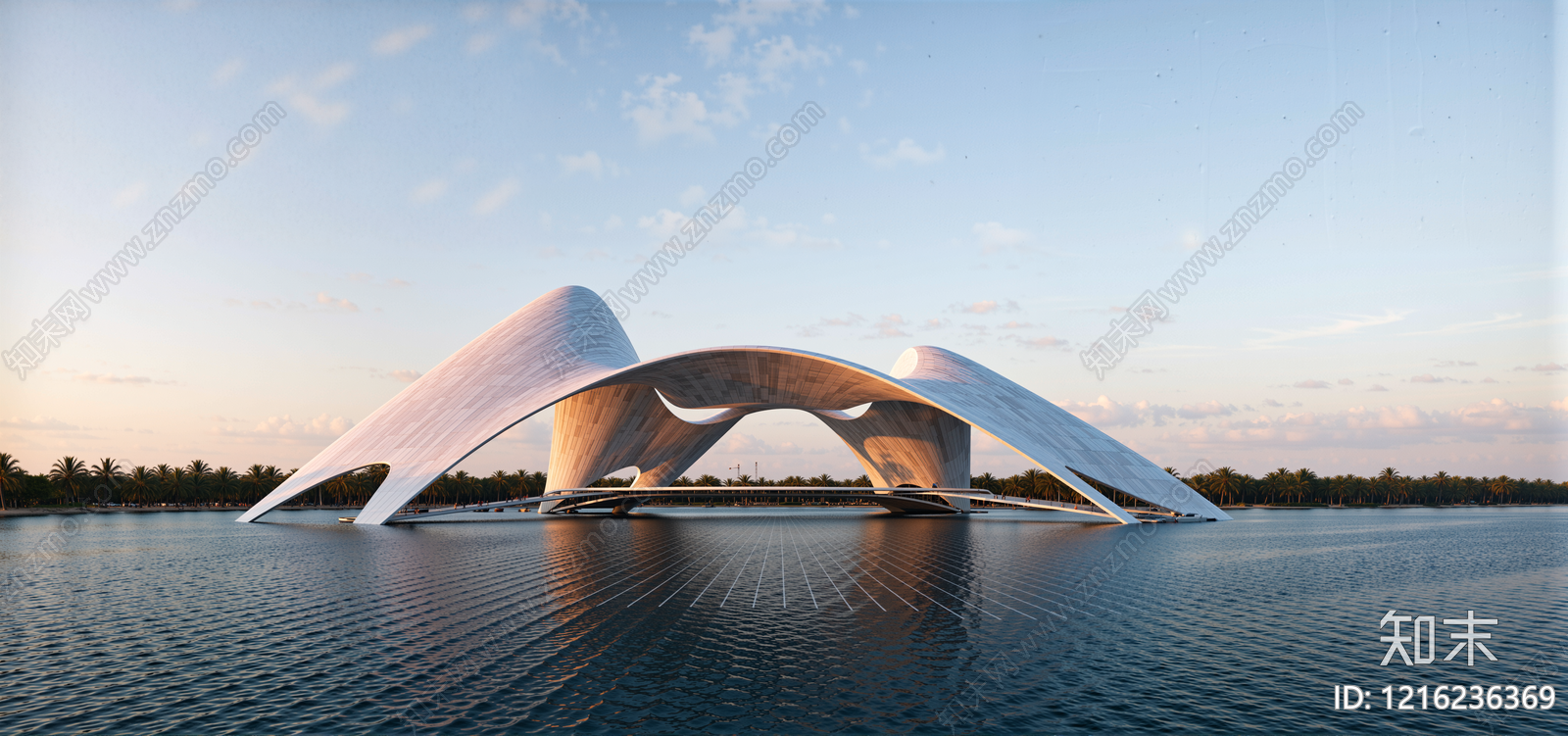 现代景观小建筑SU模型下载【ID:1216236369】