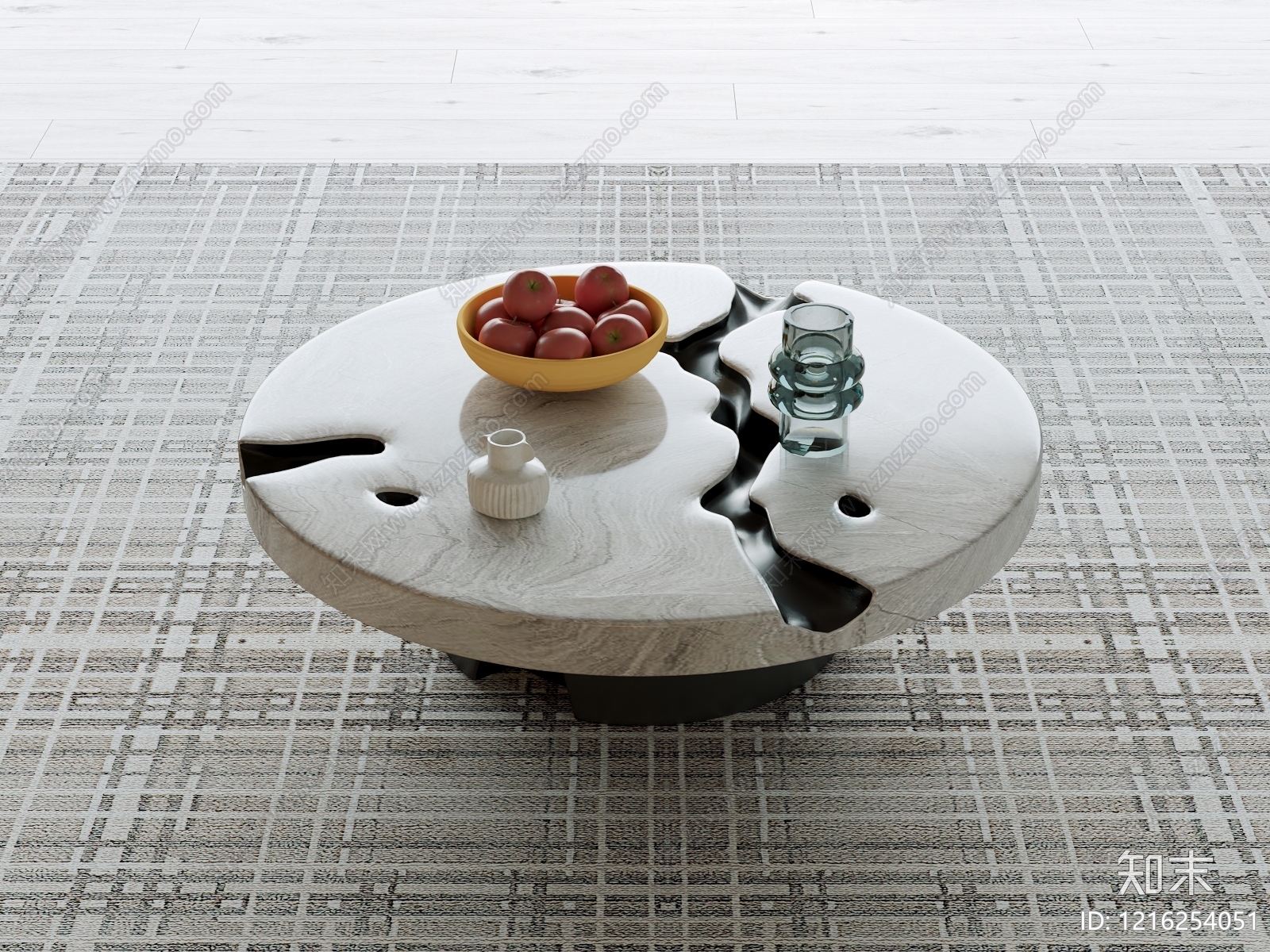 现代极简茶几3D模型下载【ID:1216254051】