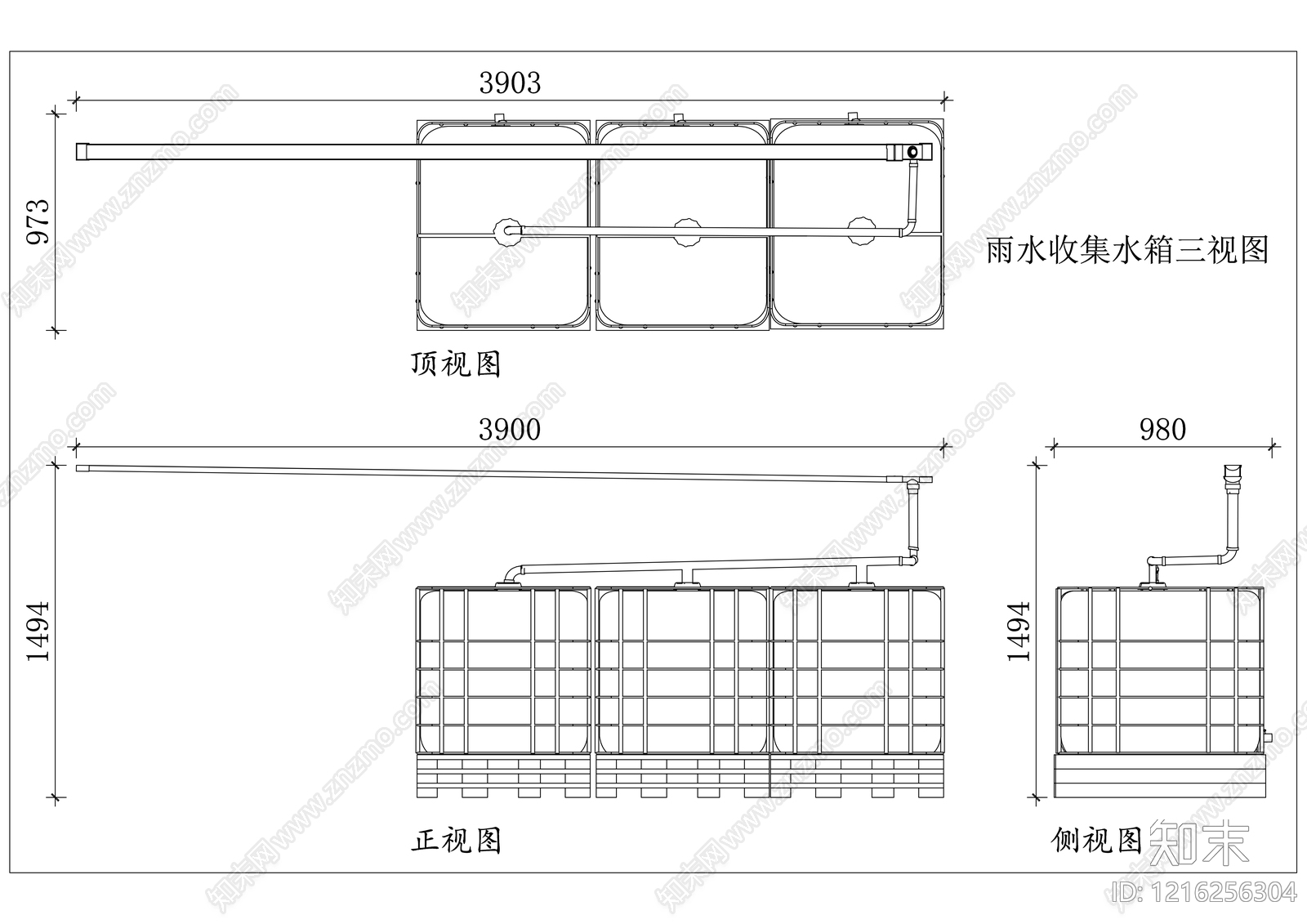 现代综合景观小品施工图下载【ID:1216256304】