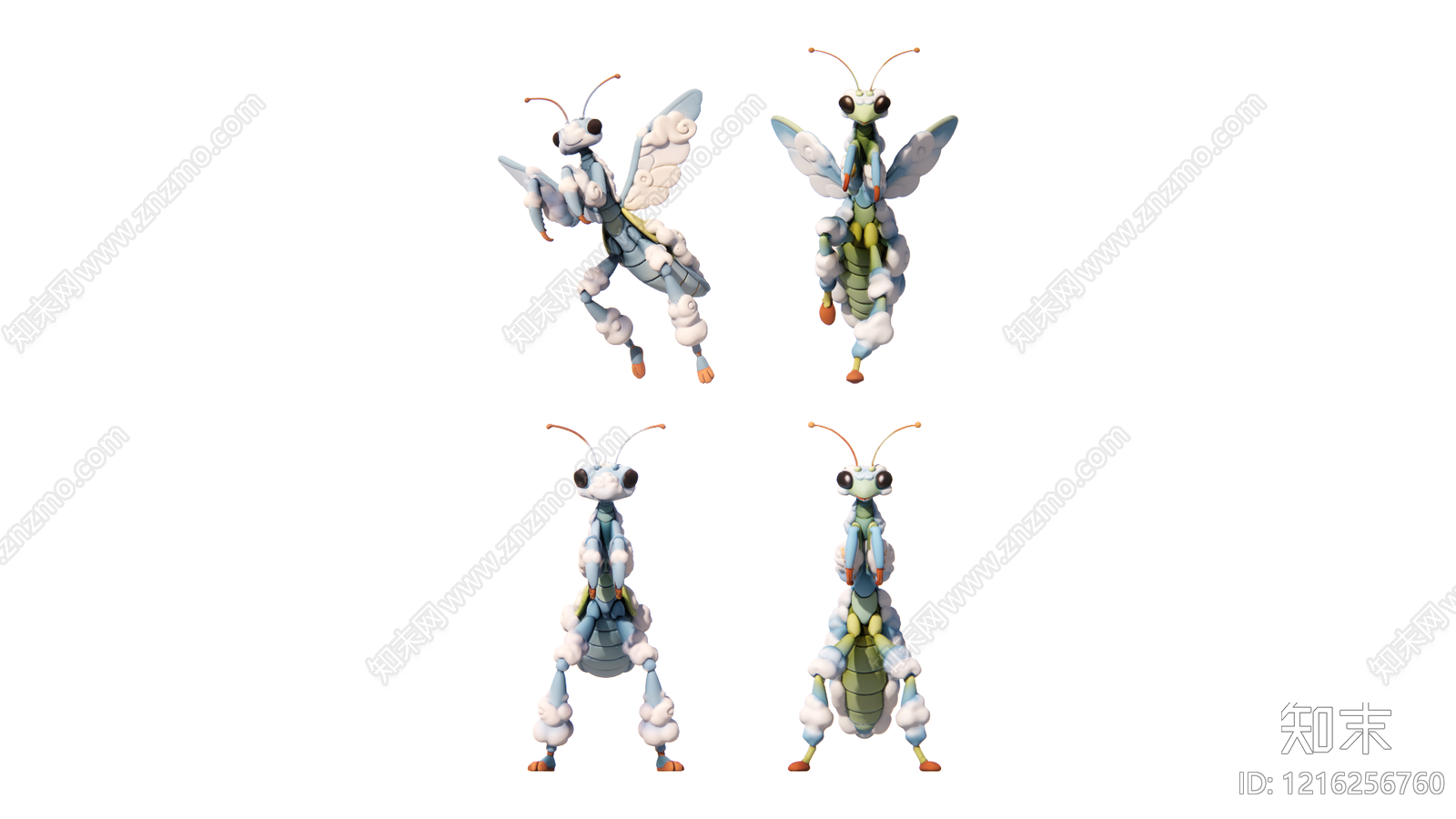 卡通渲染虚拟人物SU模型草图