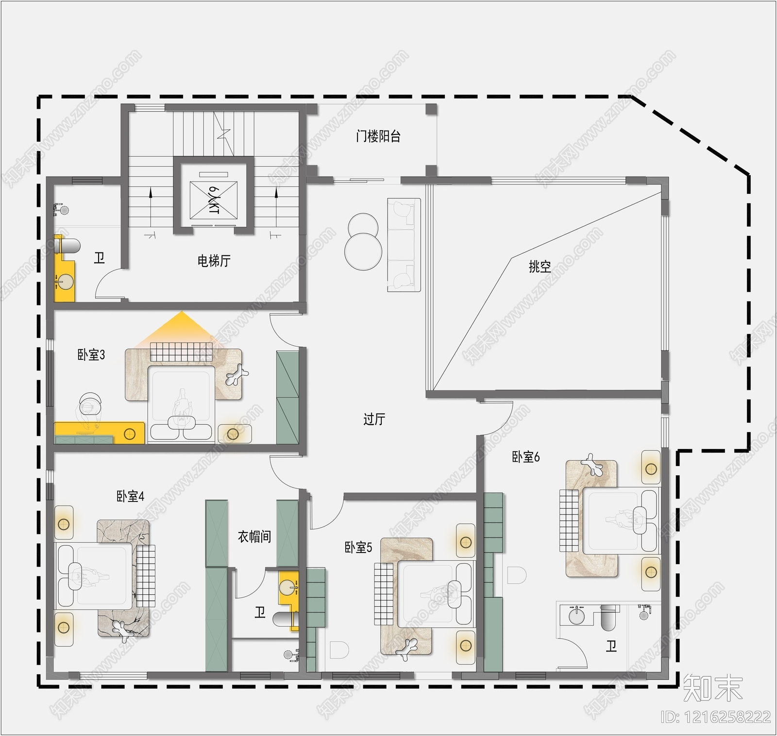 别墅cad施工图下载【ID:1216258222】