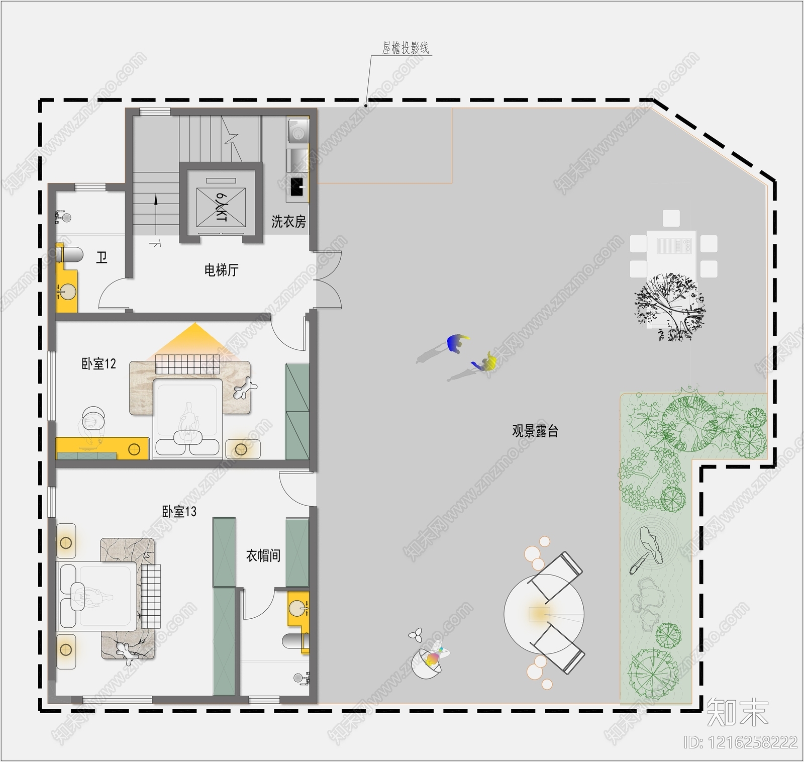 别墅cad施工图下载【ID:1216258222】