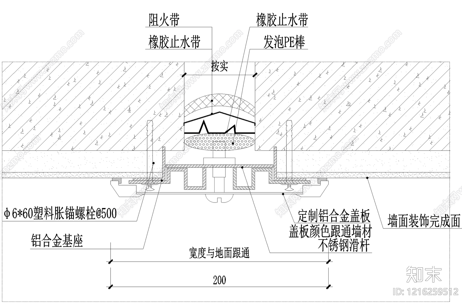 建筑综合节点cad施工图下载【ID:1216259512】