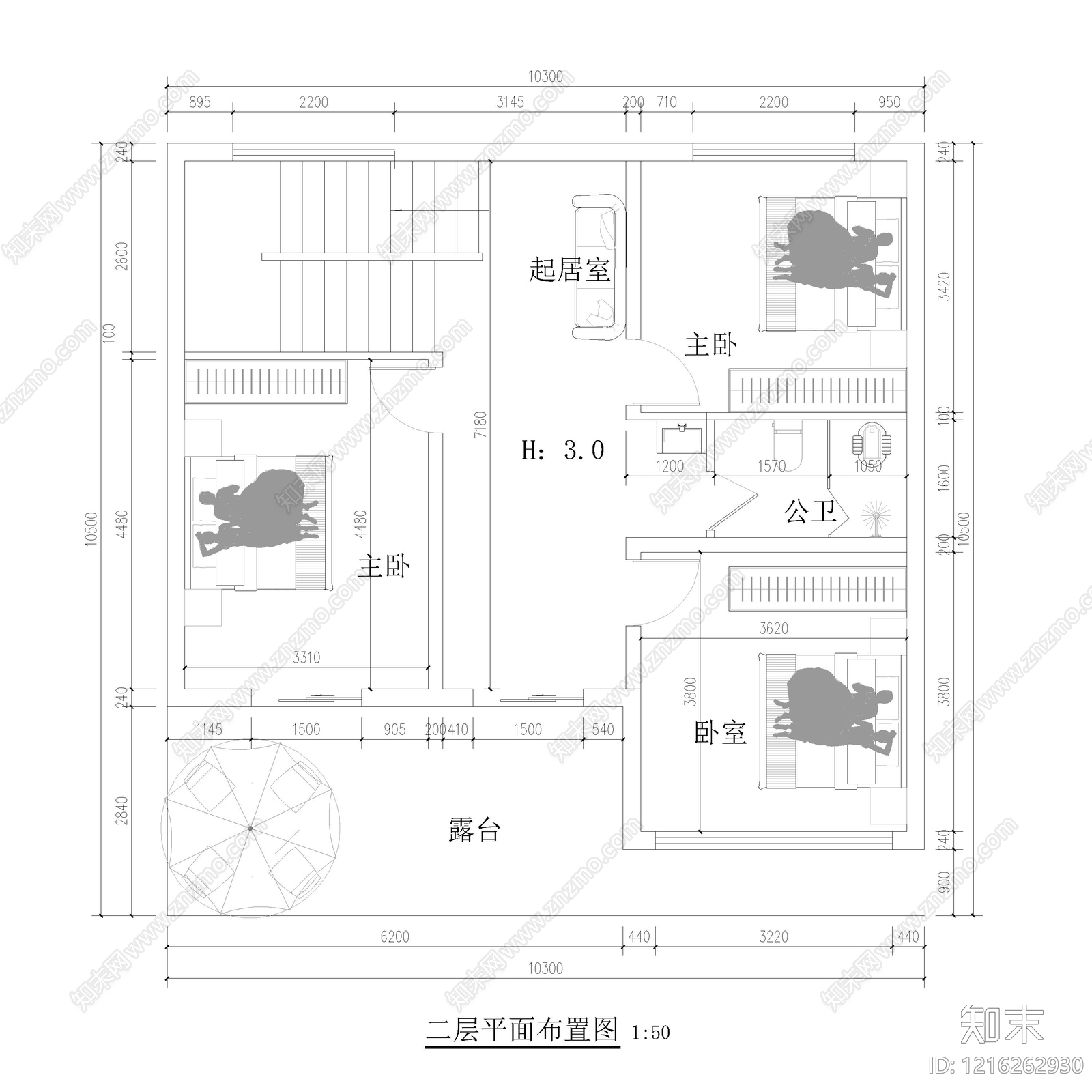 现代住宅楼建筑cad施工图下载【ID:1216262930】