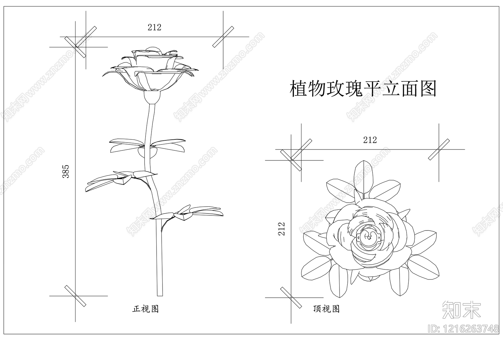 现代综合植物图库施工图下载【ID:1216263748】
