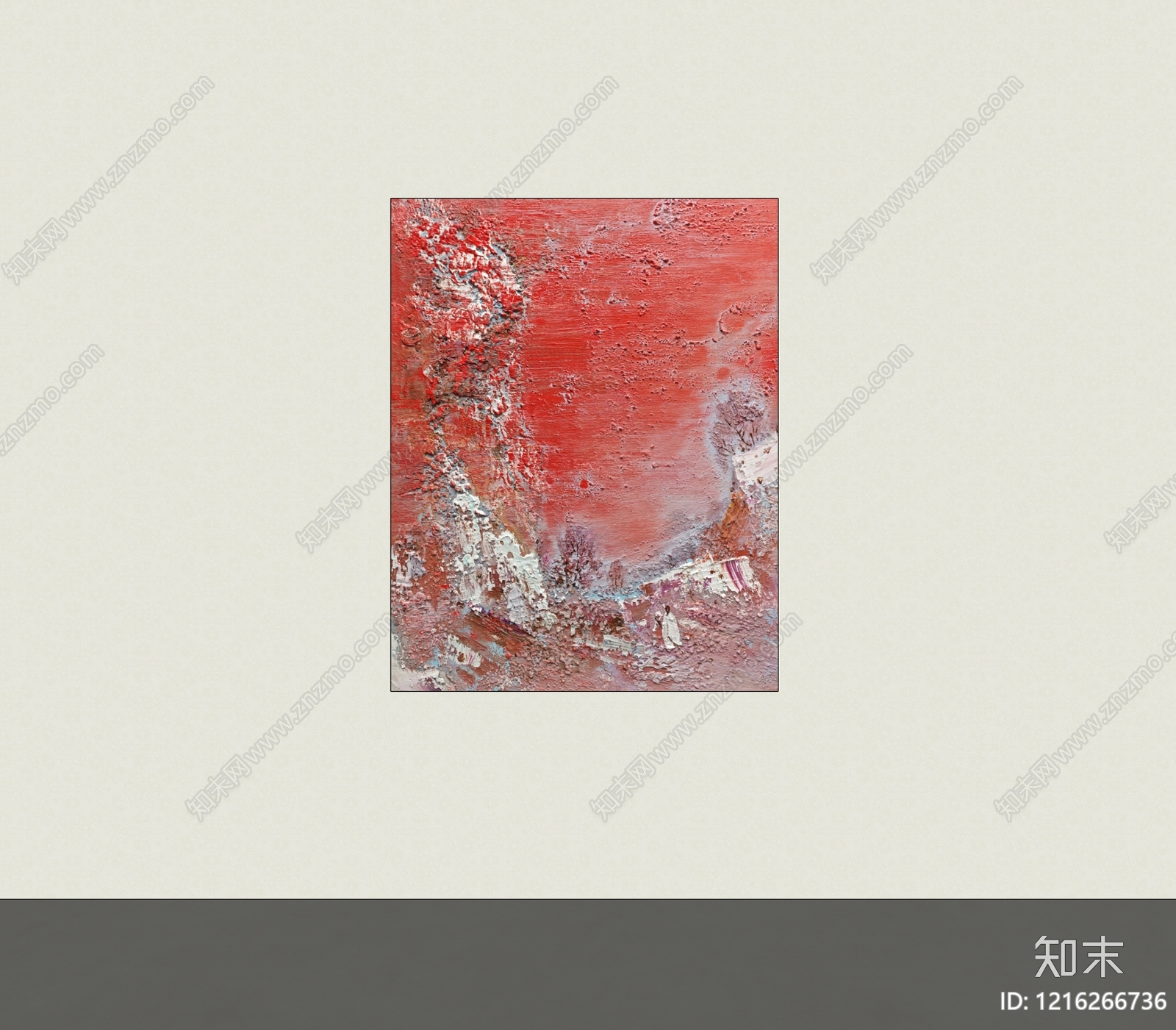 极简挂画SU模型下载【ID:1216266736】