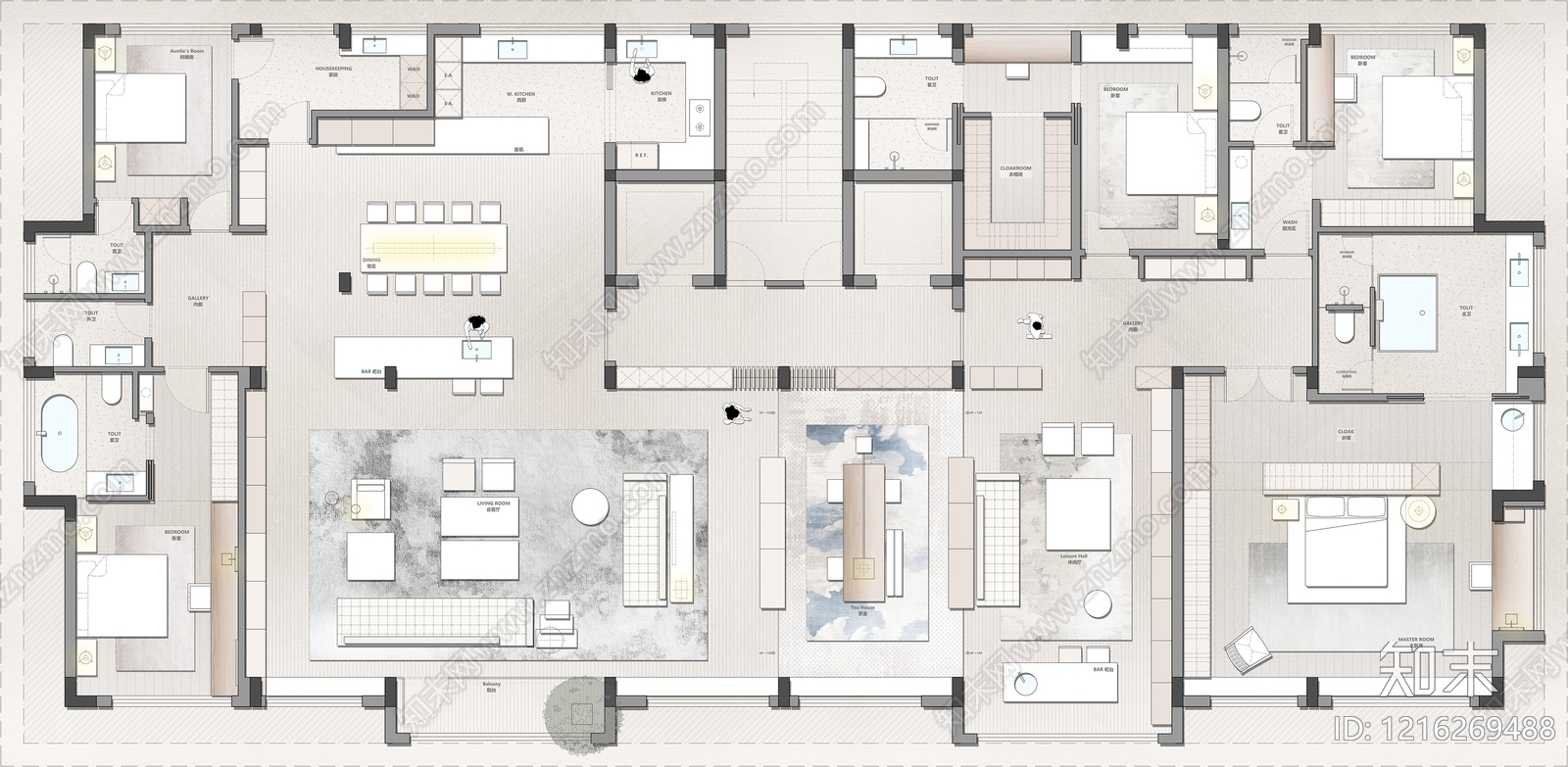 大平层施工图下载【ID:1216269488】