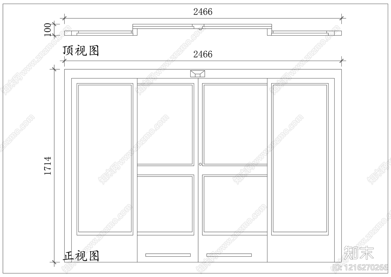 特种门窗CAD图纸