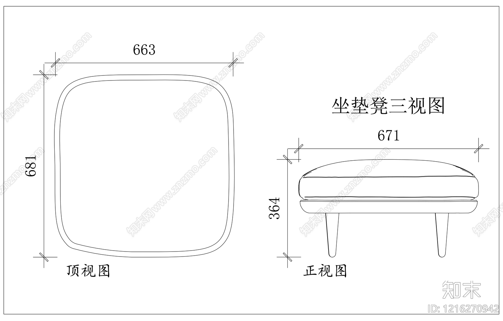现代家具图库施工图下载【ID:1216270942】
