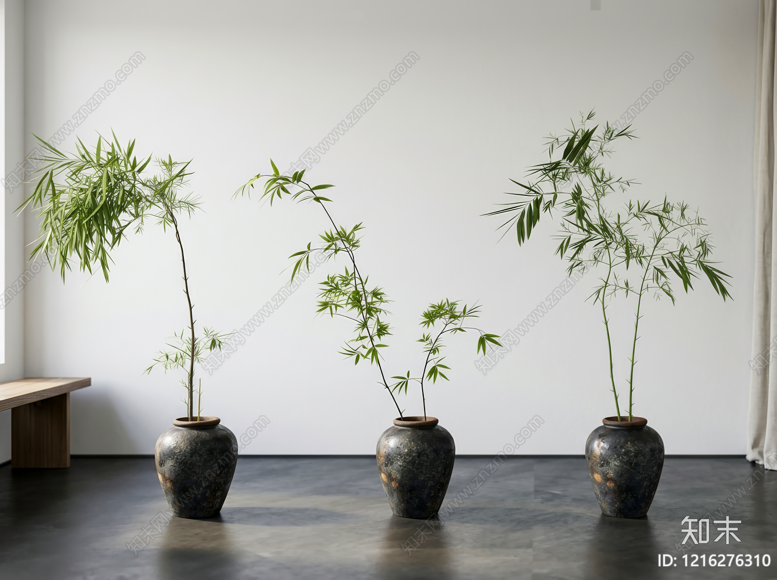 新中式盆栽SU模型下载【ID:1216276310】
