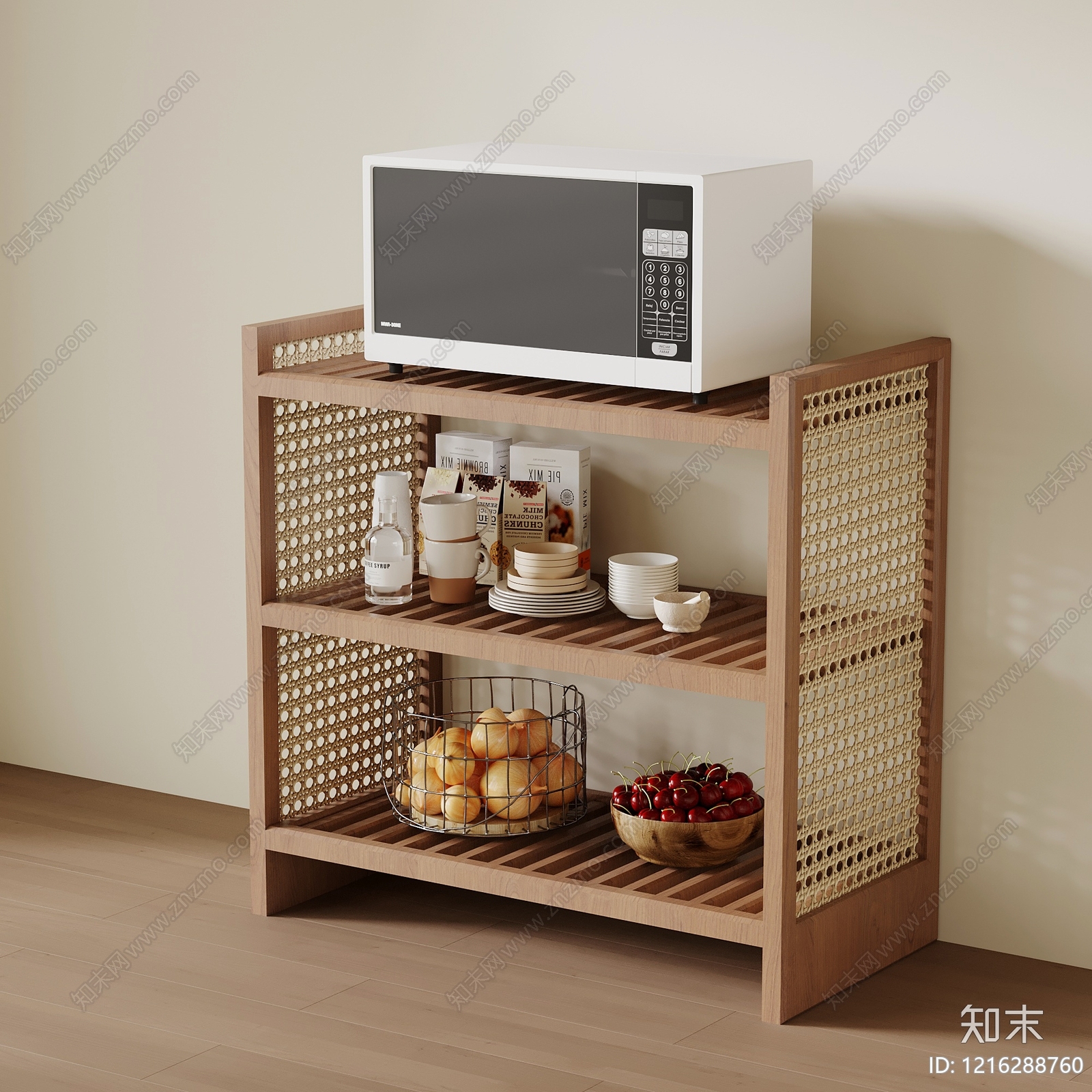 原木风花架3D模型下载【ID:1216288760】