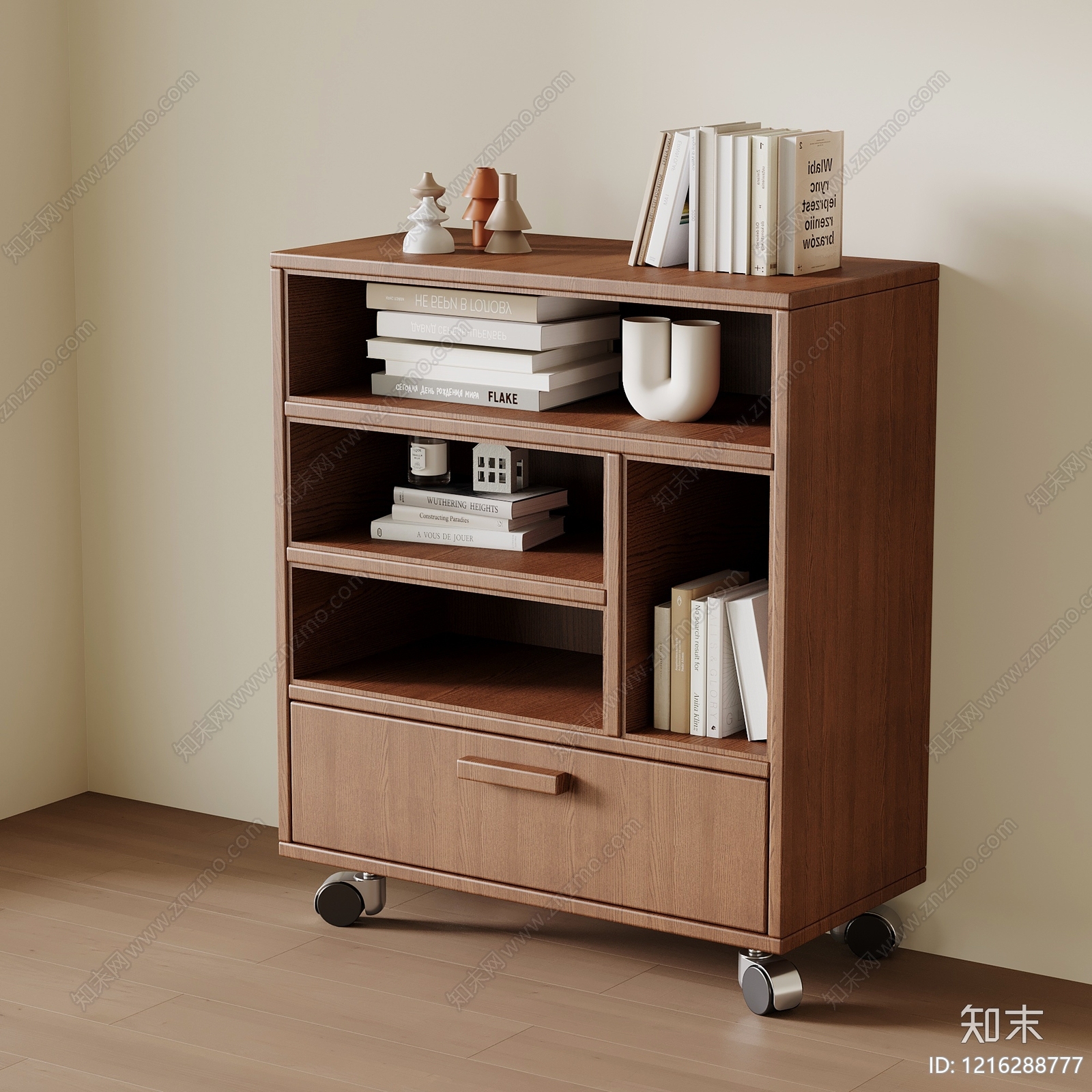 日式储物柜3D模型下载【ID:1216288777】