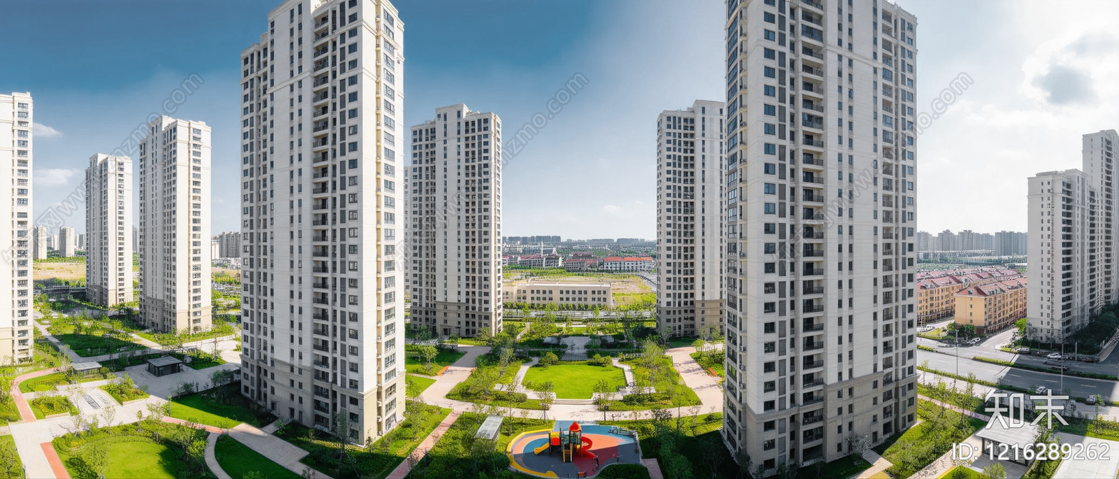 现代小区HDR贴图下载【ID:1216289262】