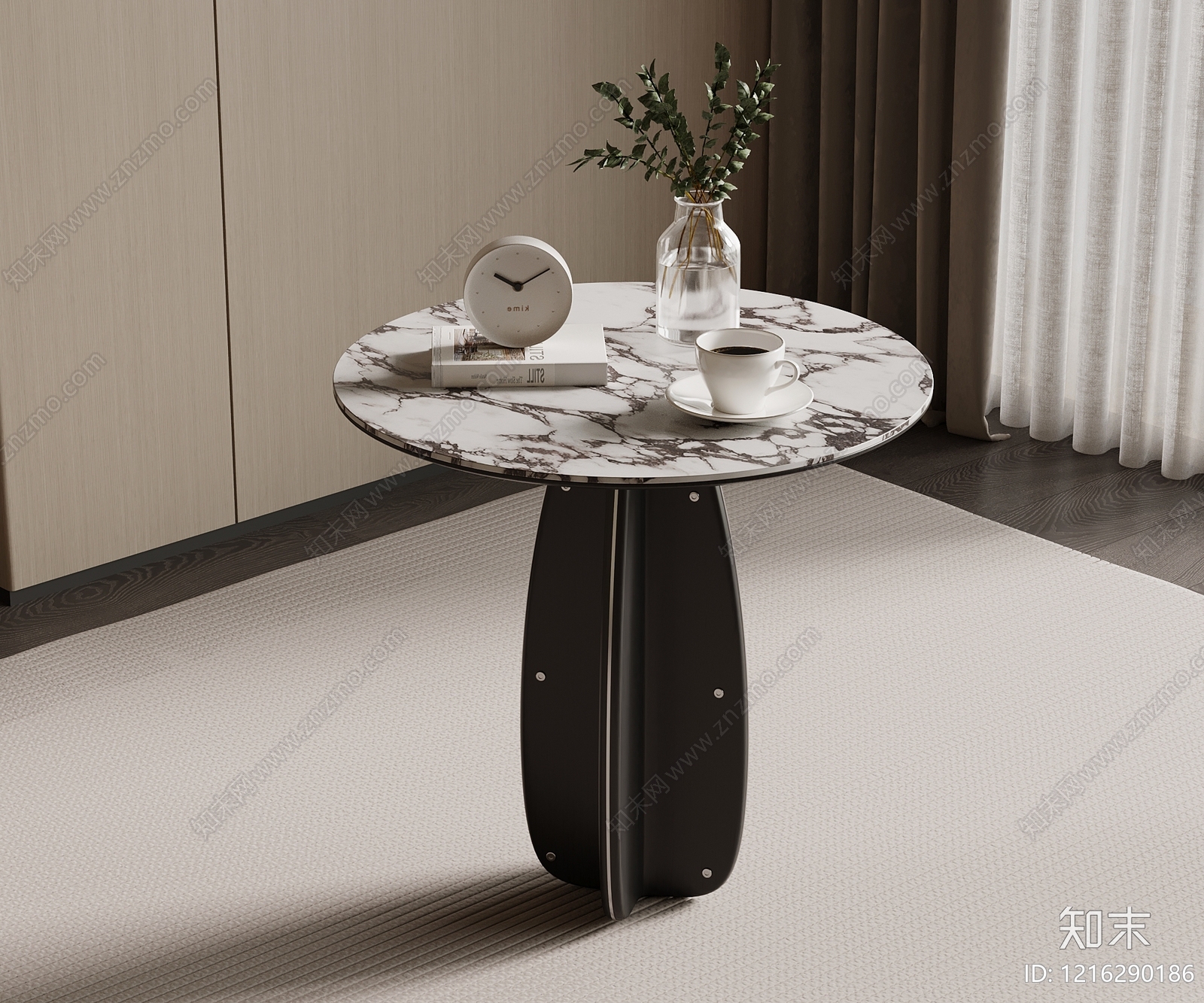 现代简约边几3D模型下载【ID:1216290186】