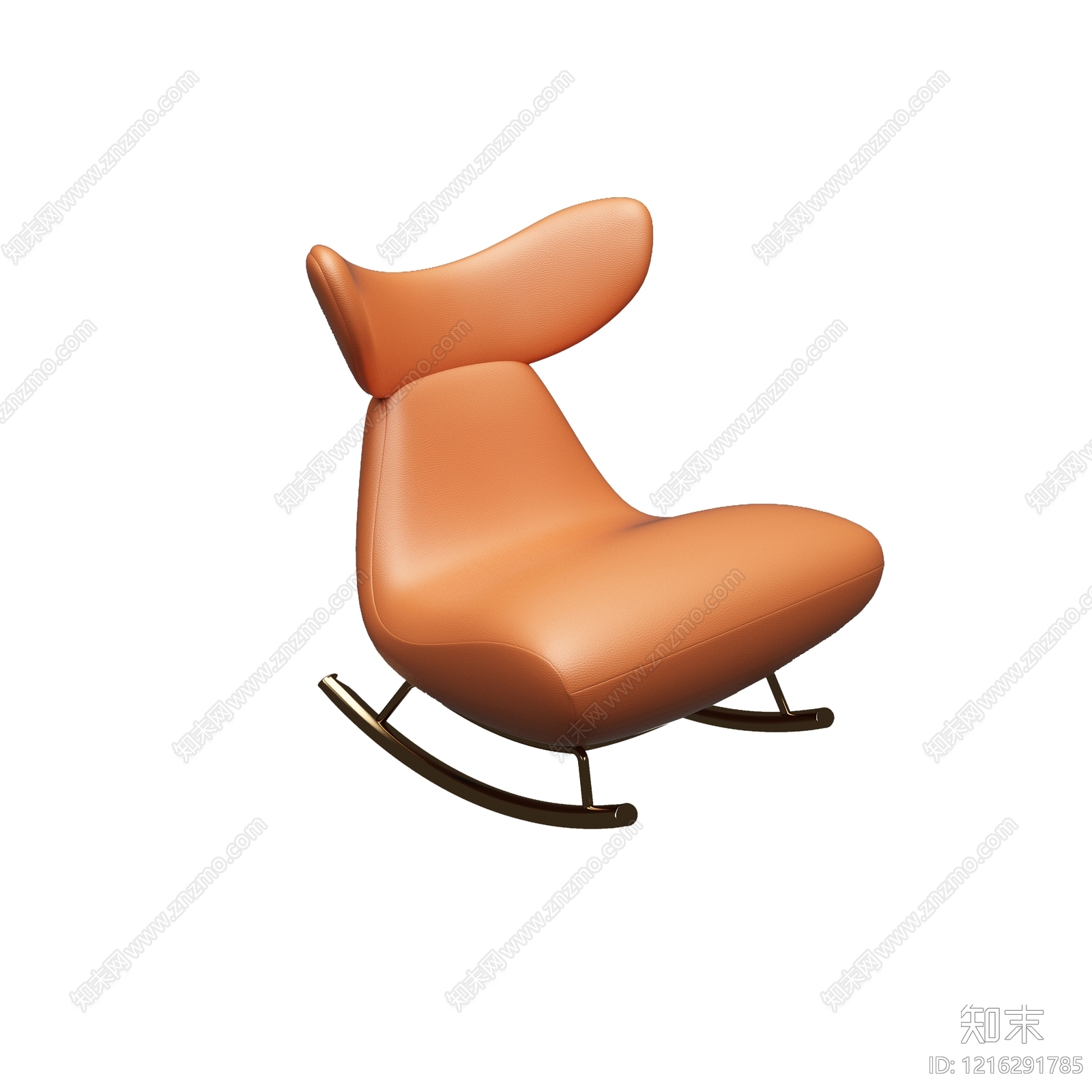 现代极简休闲椅3D模型下载【ID:1216291785】