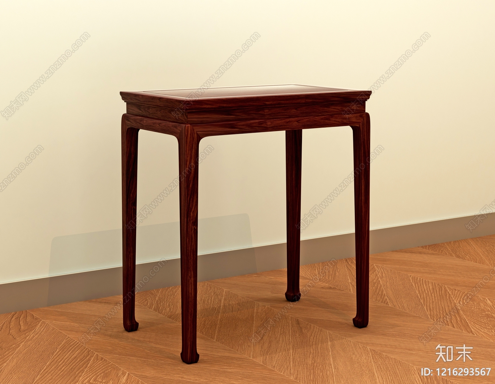 新中式边几3D模型下载【ID:1216293567】