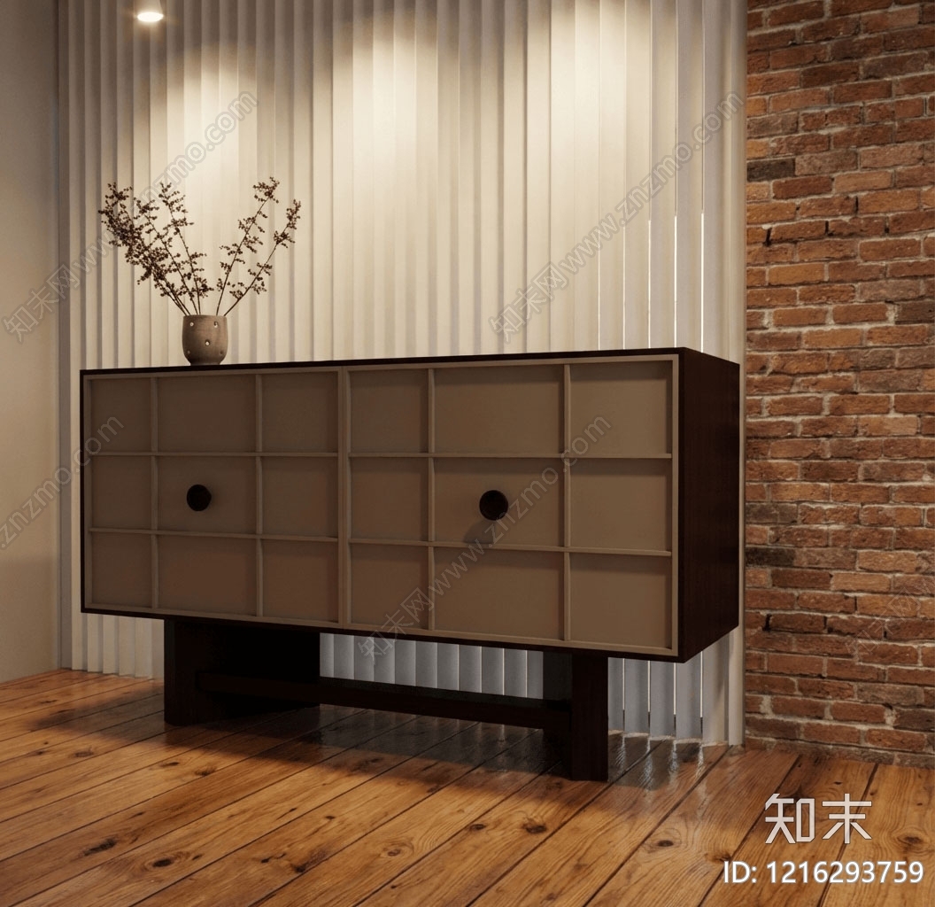 中古风斗柜3D模型下载【ID:1216293759】