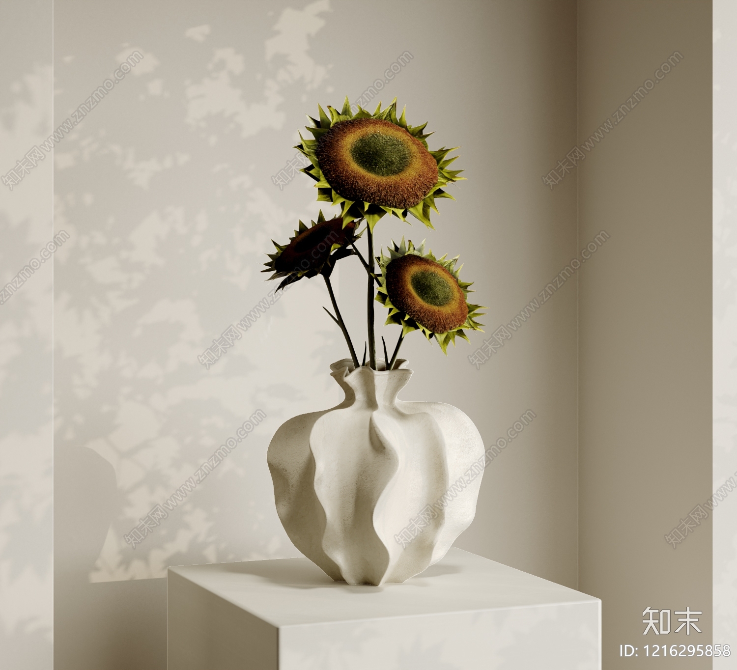 现代花艺SU模型下载【ID:1216295858】