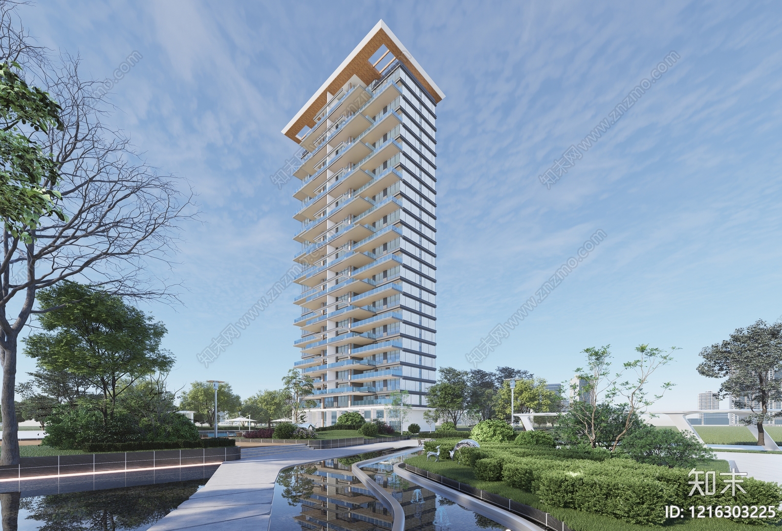 现代主义商业建筑SU模型下载【ID:1216303225】