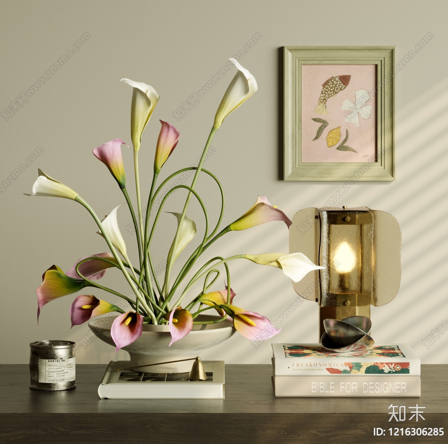 中古风摆件组合3D模型下载【ID:1216306285】