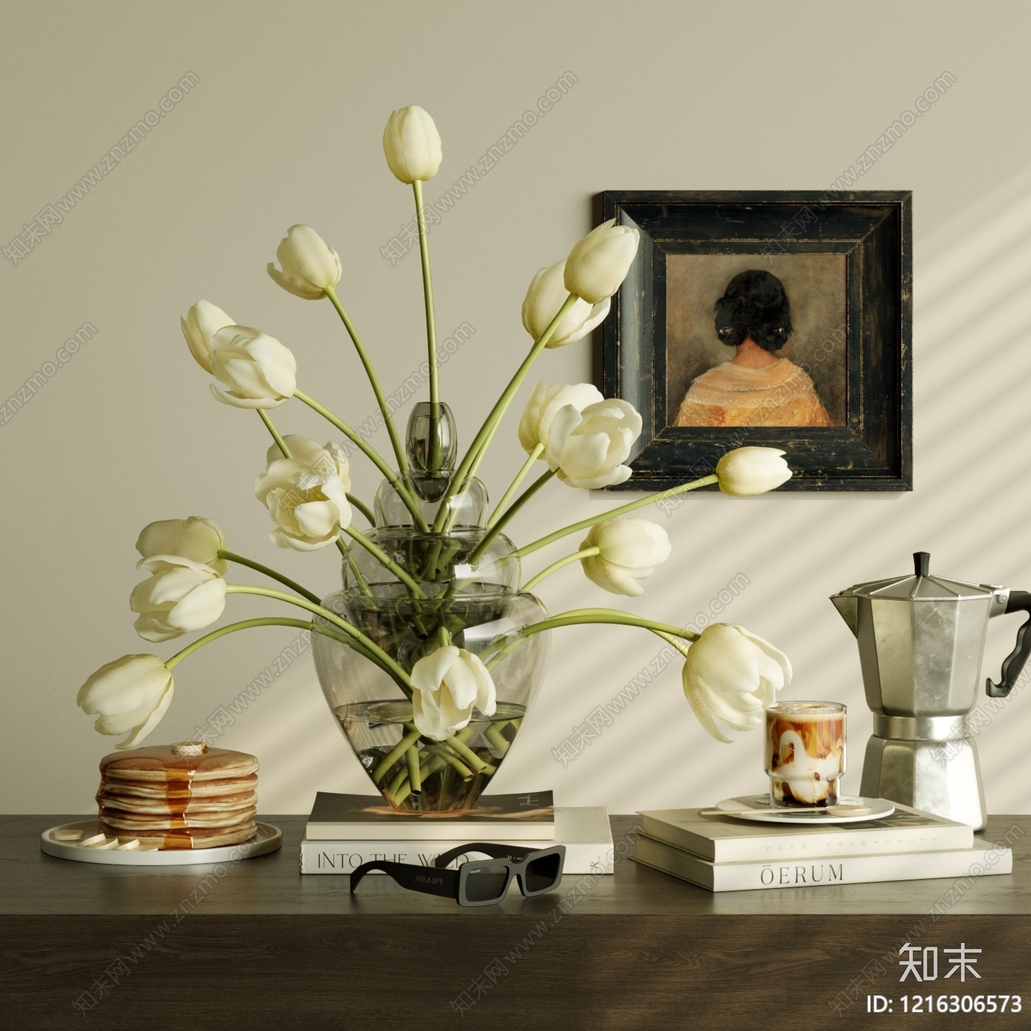 现代摆件组合SU模型下载【ID:1216306573】