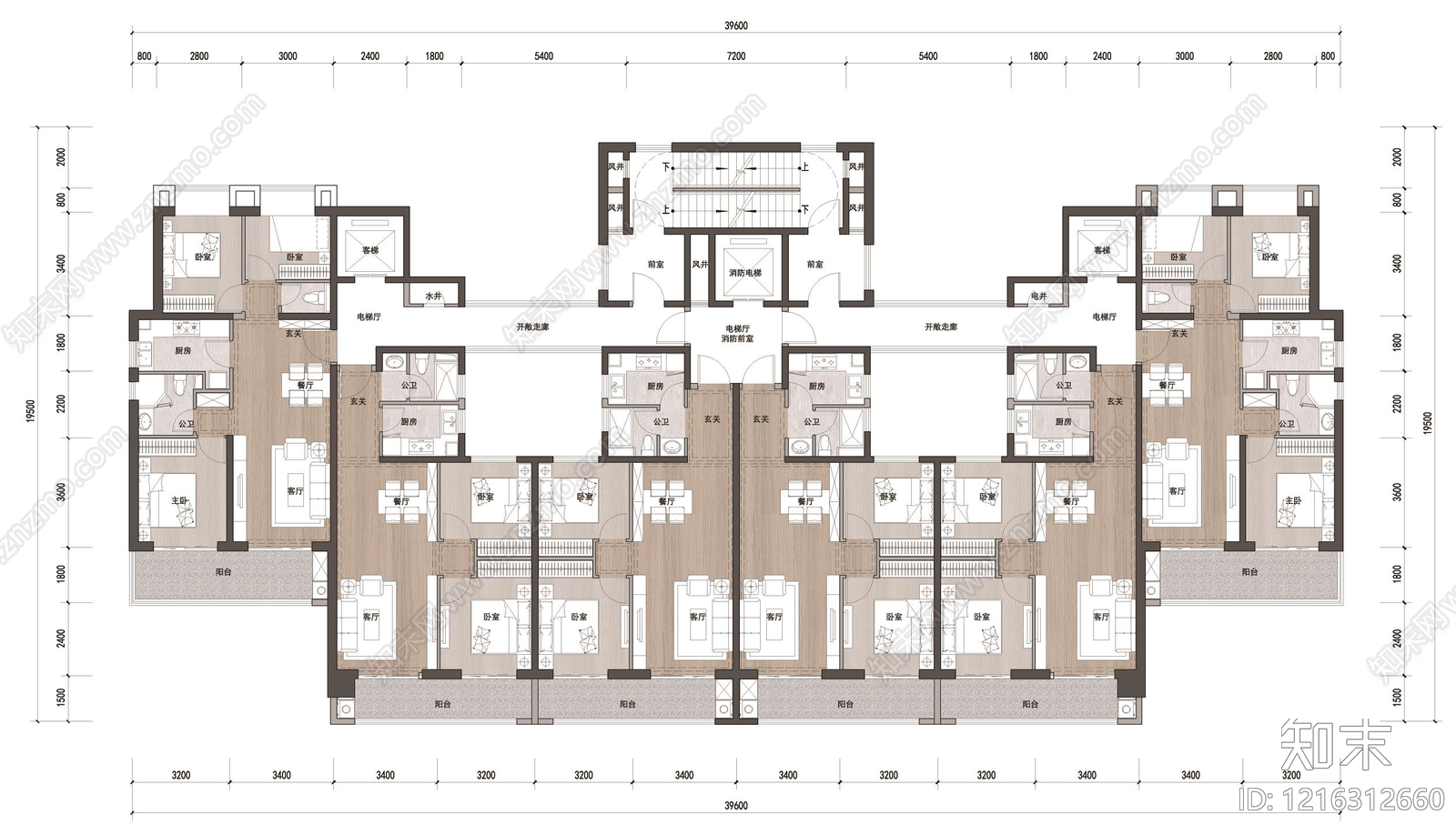 高层住宅施工图下载【ID:1216312660】