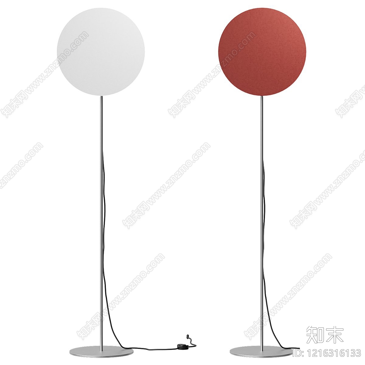 极简落地灯3D模型下载【ID:1216316133】