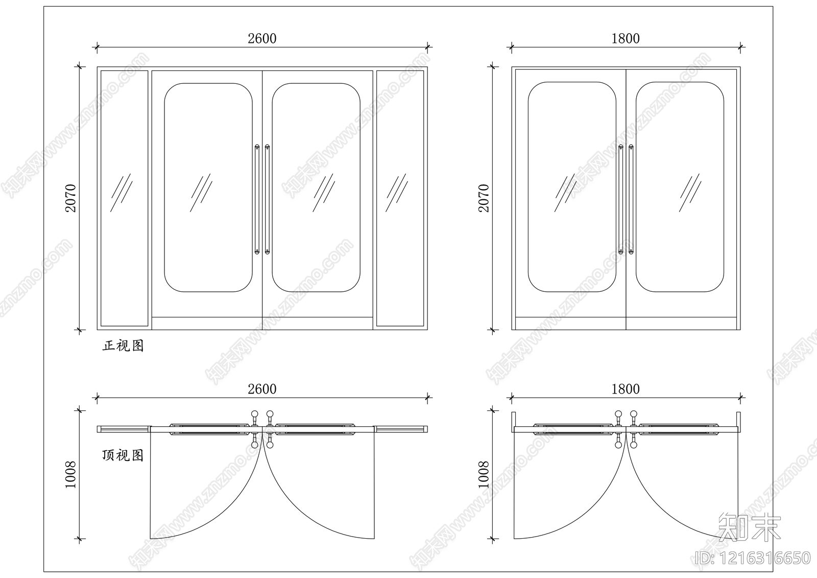 特种门窗CAD图纸